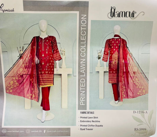 Glamour Printed Lawn