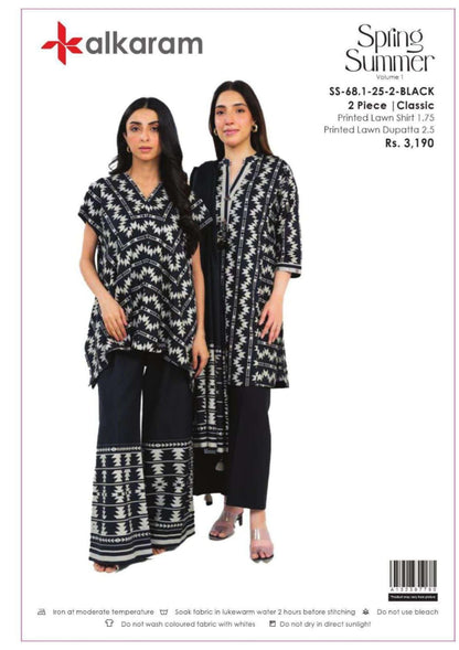 AL-KARAM 2 PC Shirt Dupatta