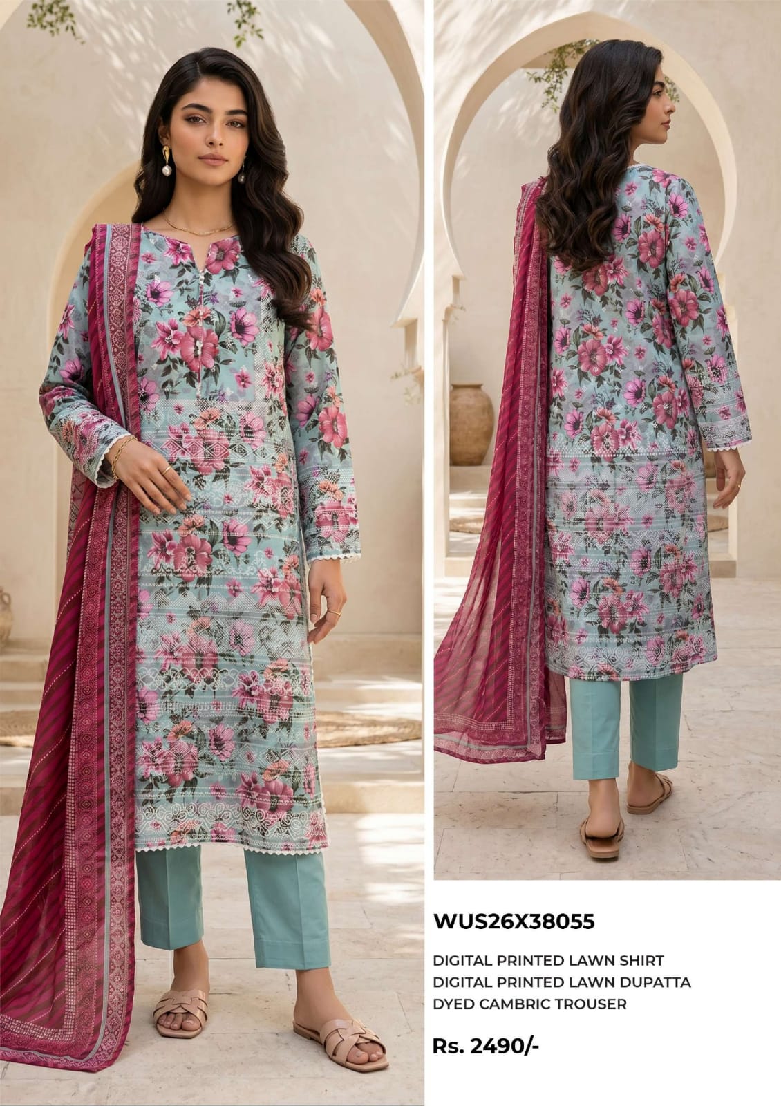 ZELLBURY LAWN Printed 3 PIECE Collection VOL-6 2026