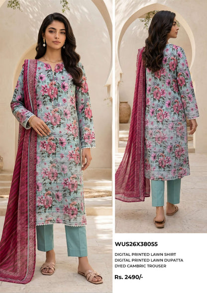 ZELLBURY LAWN Printed 3 PIECE Collection VOL-6 2026
