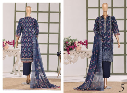 Samira Digital Printed Embroidered Chikankari Lawn Collection