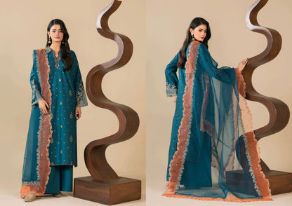 ZEENAT MOSHO PRET STITCHED COTTON CODES COLLECTION