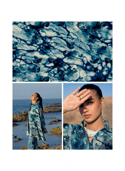 Sapphire 3 Pcs Summer Lawn Collection