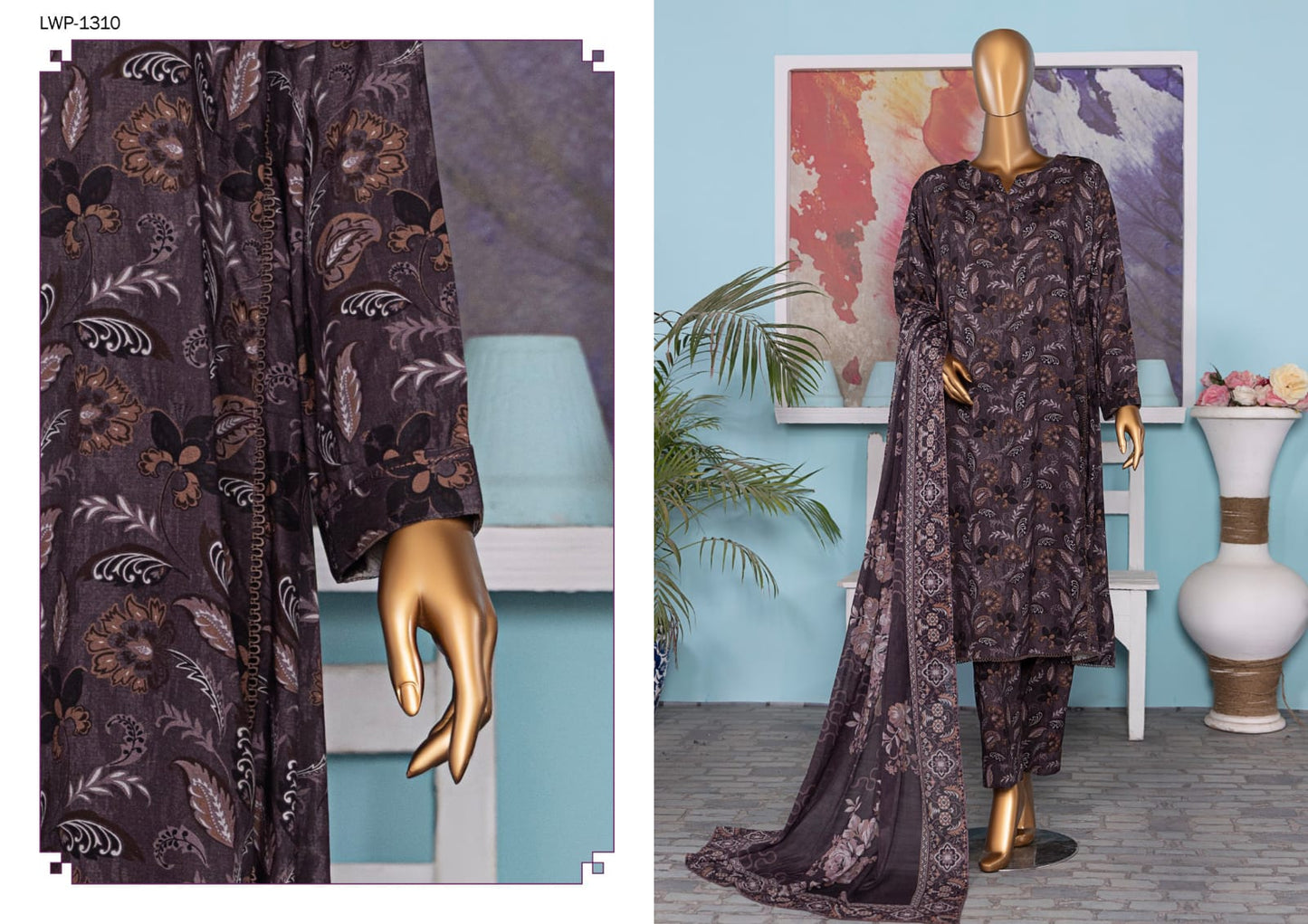 Linen Wintry Digital Printed Collection