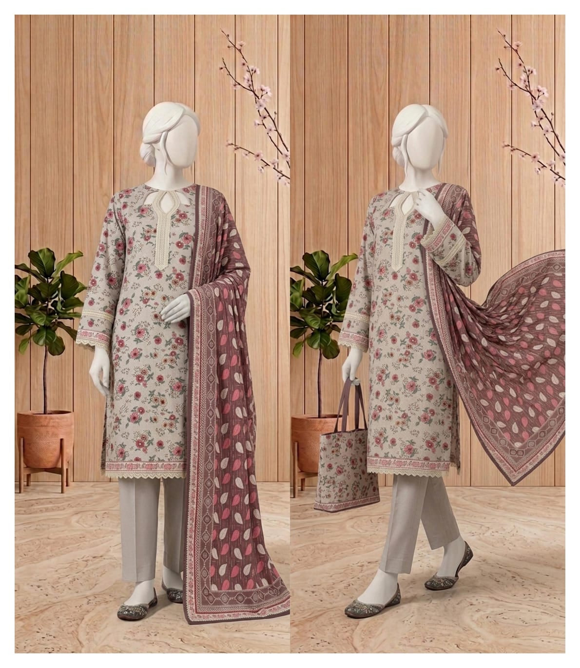 RANG-E-BAHAR Digital Printed Lawn 3 Piece Collection Vol-1 2026