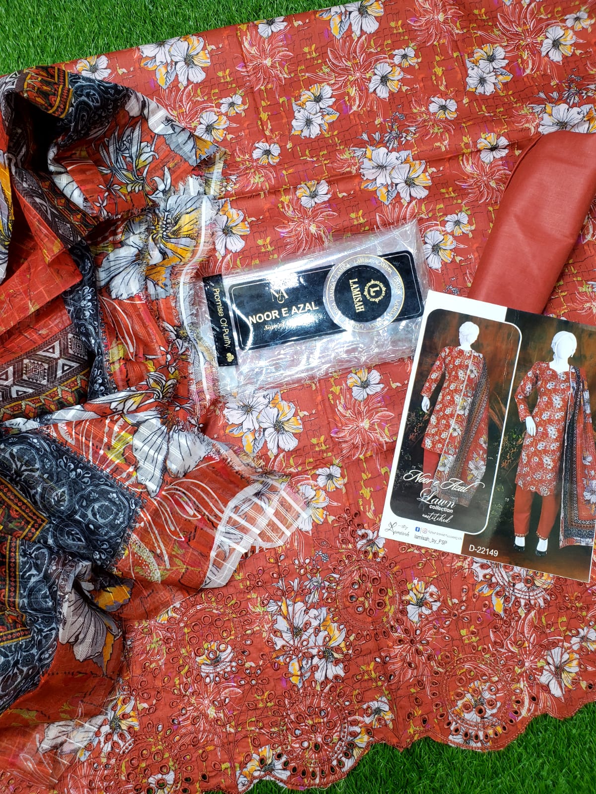 NooR Azal Embroidered 3 Pcs Collection
