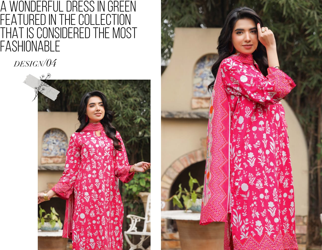 Bin Naeem DIGITAL PRINTED LAWN platinum