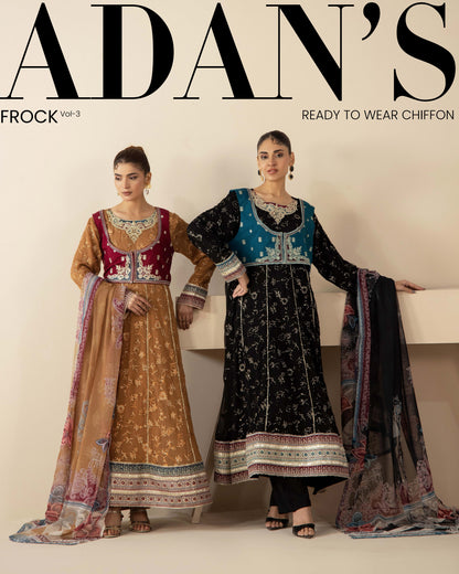 ADAN's FROCK READY TO WEAR CHIFFON