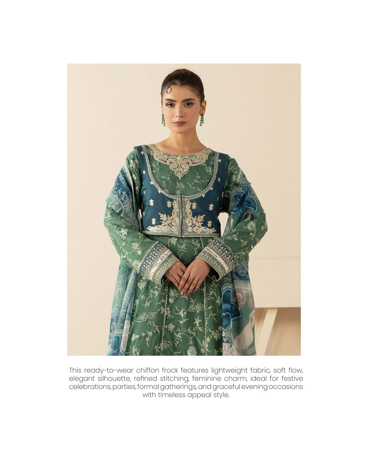 ADAN's FROCK READY TO WEAR CHIFFON