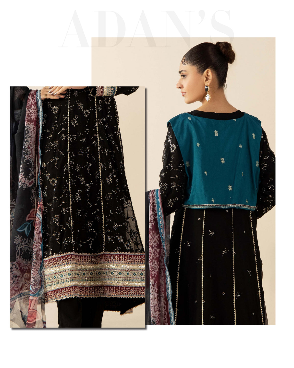 ADAN's FROCK READY TO WEAR CHIFFON