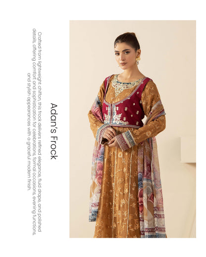 ADAN's FROCK READY TO WEAR CHIFFON