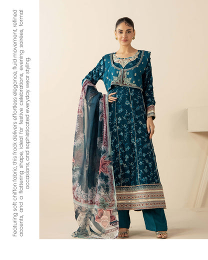 ADAN's FROCK READY TO WEAR CHIFFON