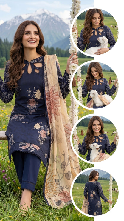 COLORS DIGITAL PRINTED LAWN CHIFFON DUPATTA EDITION