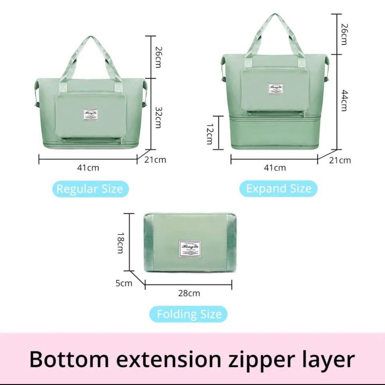 Imported Foldable Girls College & University Bag