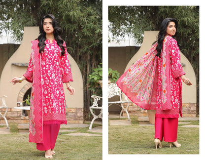 Bin Naeem DIGITAL PRINTED LAWN platinum