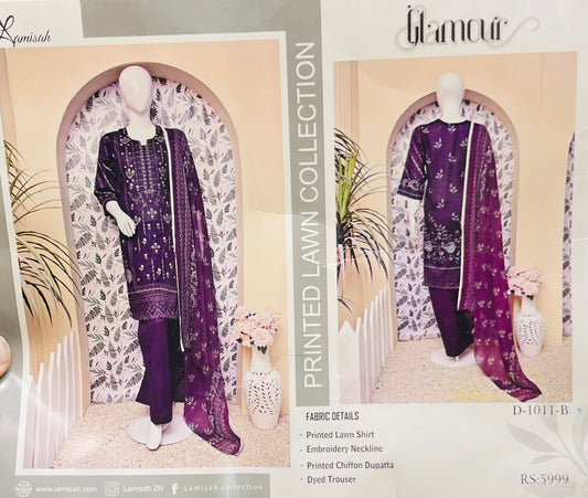 Glamour Printed Lawn