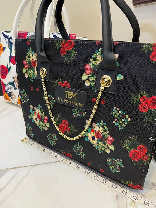 Floral Tote Bag