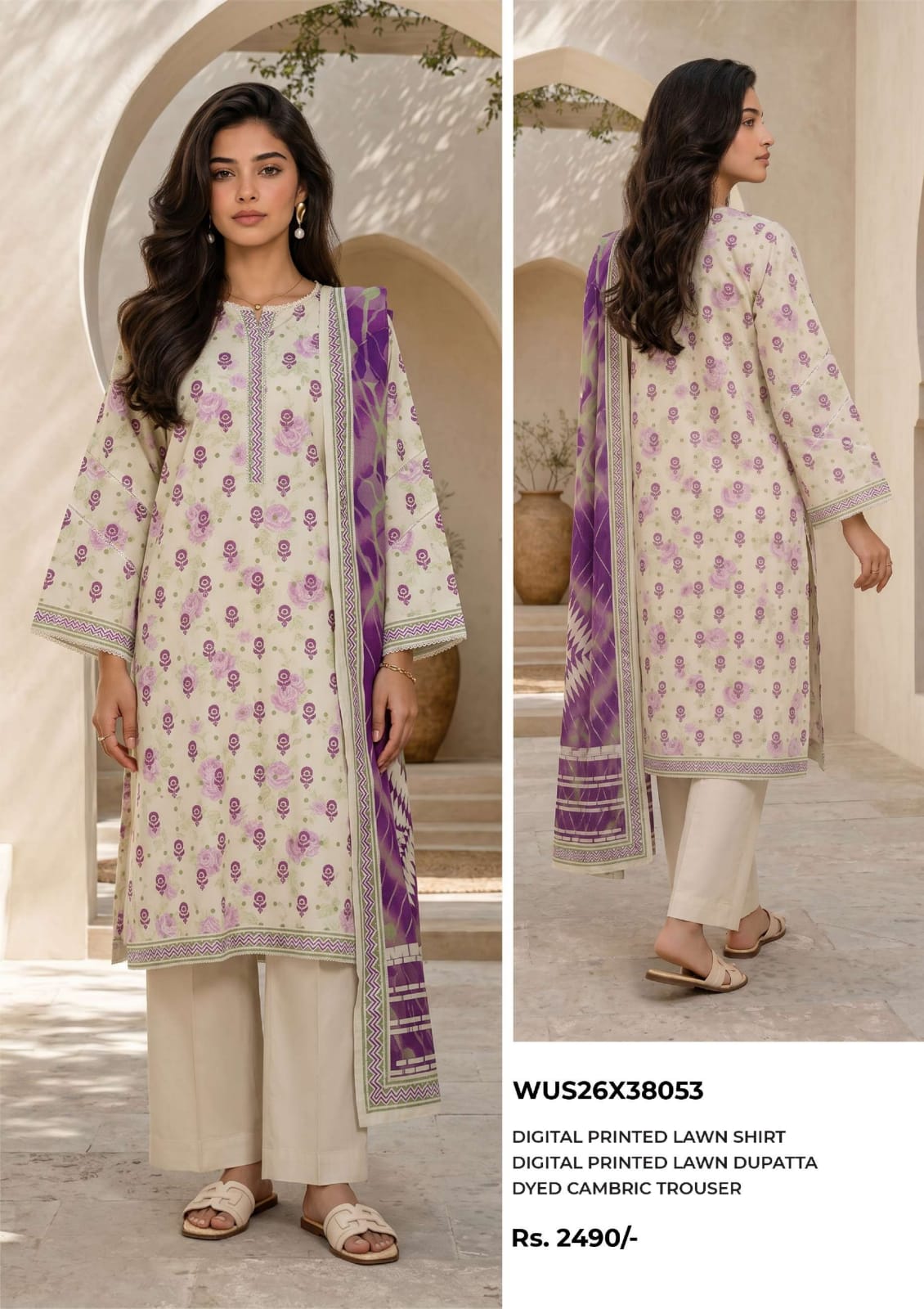 ZELLBURY LAWN Printed 3 PIECE Collection VOL-6 2026