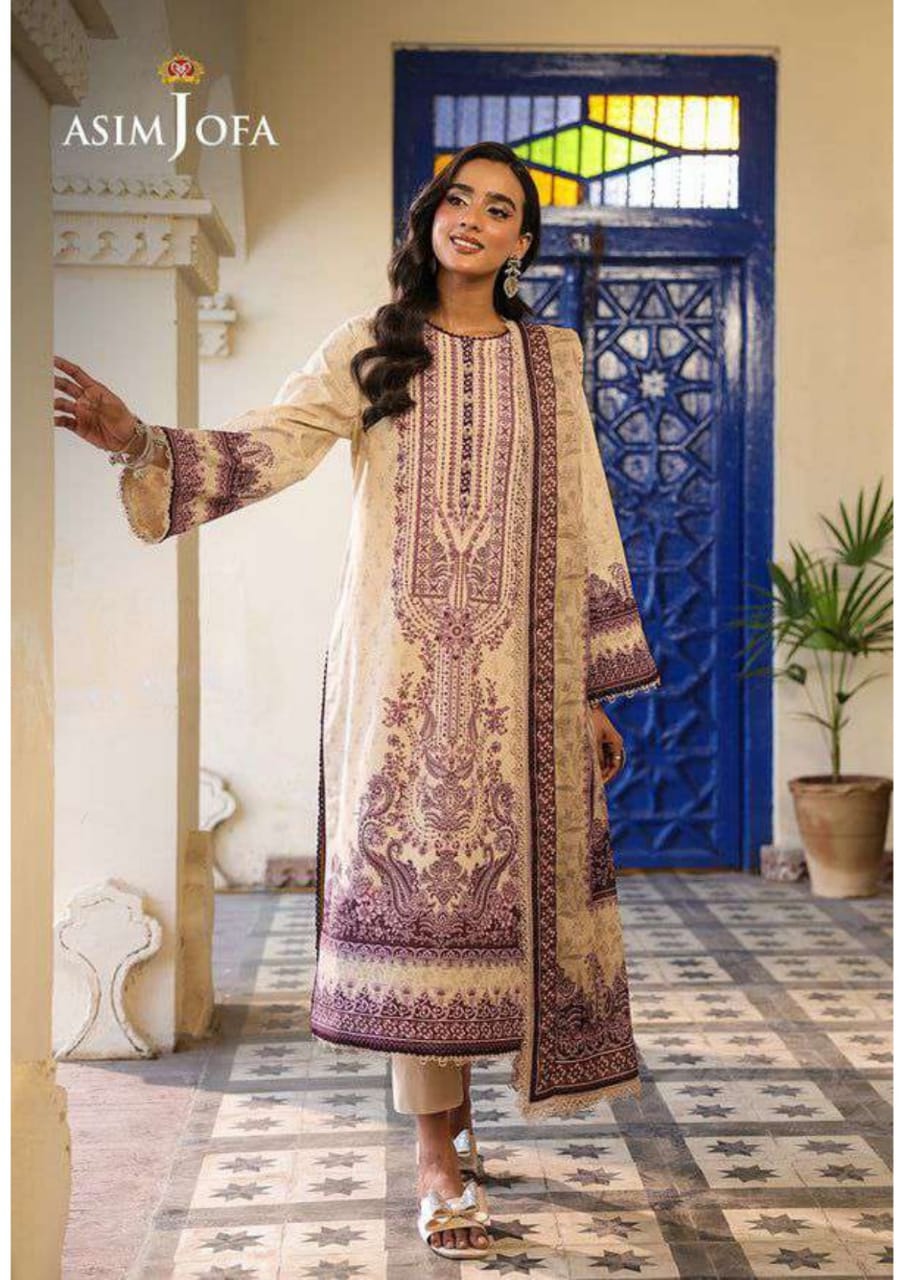 ASIM JOFA Printed Lawn Combined