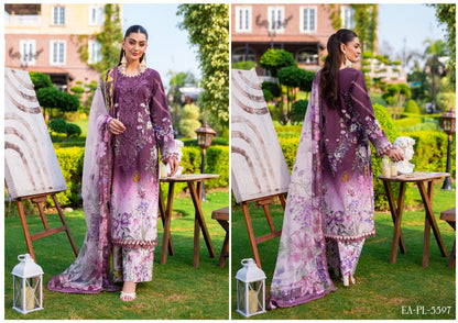 ESHAISHA PRINTED LAWN EMBROIDERED COLLECTION VOL-3