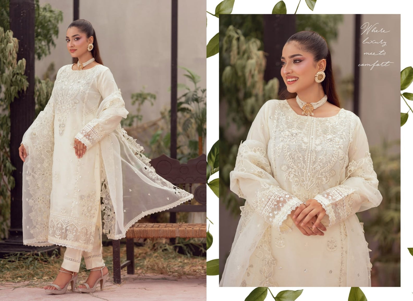 FALIHA Fancy ORGANZA Embroidered Collection 𝟸𝟶𝟸𝟼
