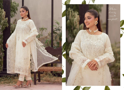 FALIHA Fancy ORGANZA Embroidered Collection 𝟸𝟶𝟸𝟼