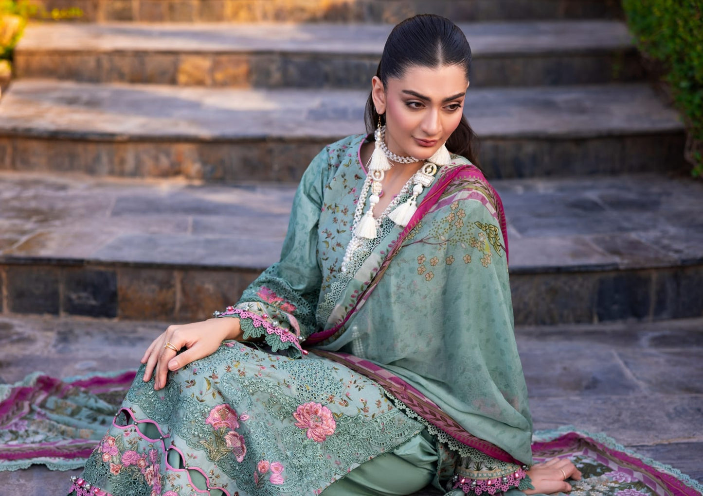 ESHAISHA PRINTED LAWN EMBROIDERED COLLECTION VOL-3