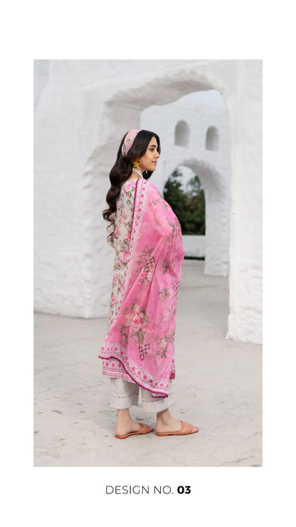 Colors Digital Printed Lawn