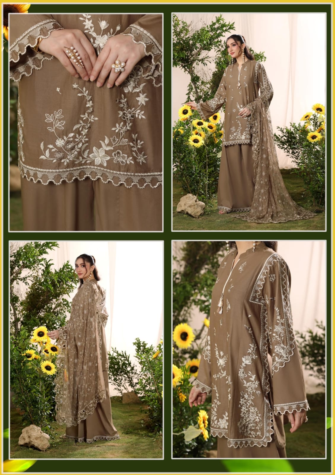 IRHA  GUZEL  Luxury Cotton 3 Pc Stitched Collection