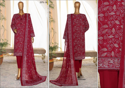 HZ Exclusive Printed Slub Lawn