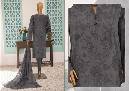 Mother's Embroidered Bamber Chiffon Dupatta