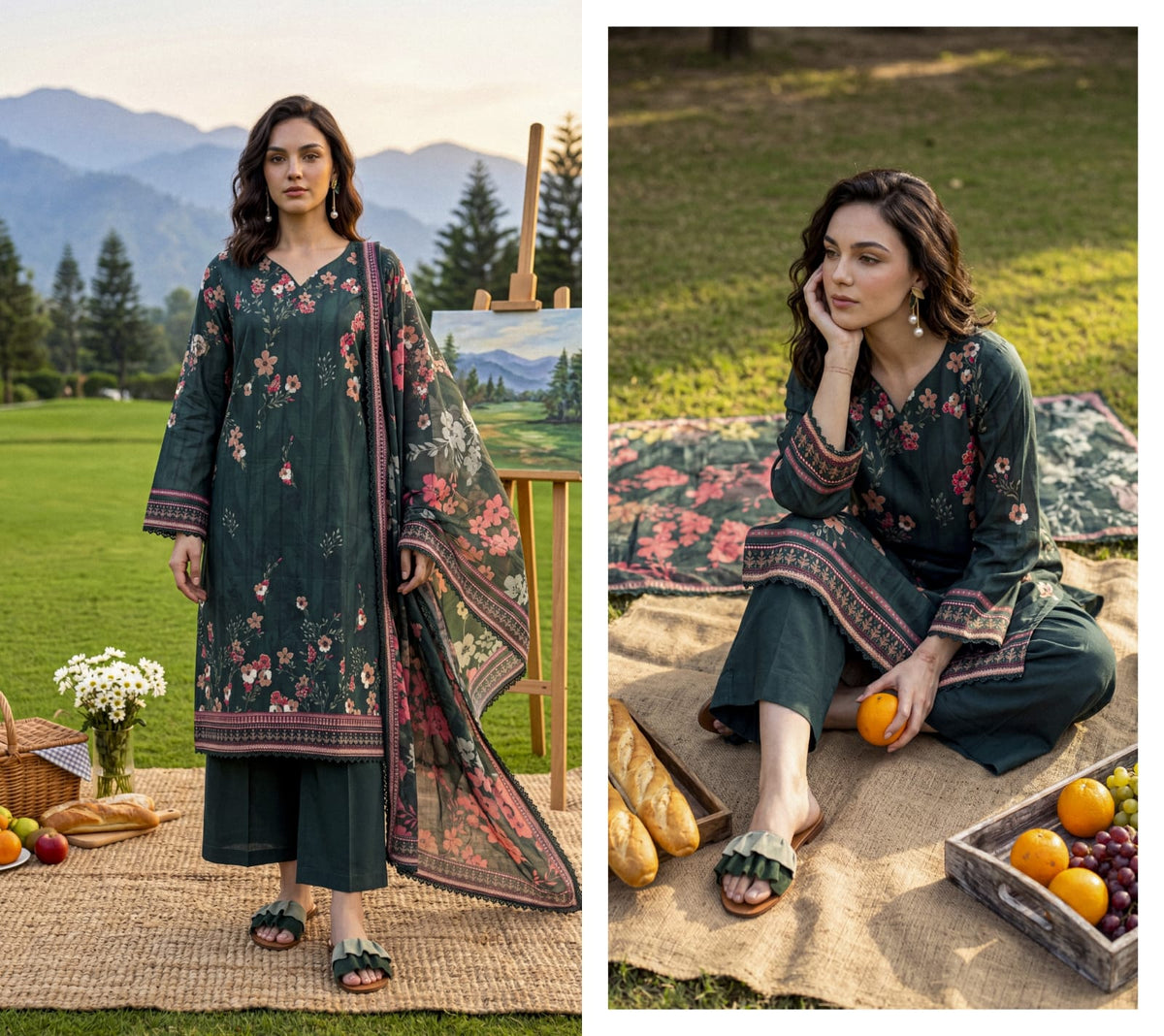 ELAYA PRINTS PREMIUM DROP 106 Lawn Prints