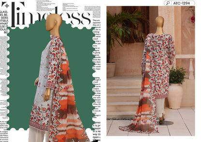 ASASA Digital Printed Embroidered Collection