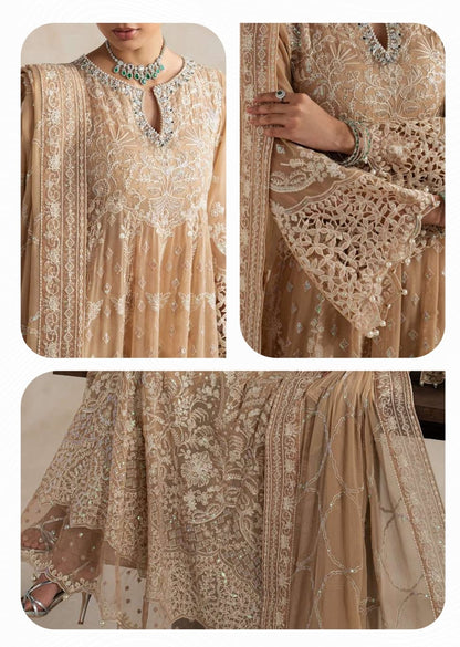 Gulaal Unstitched Embroidered Chiffon