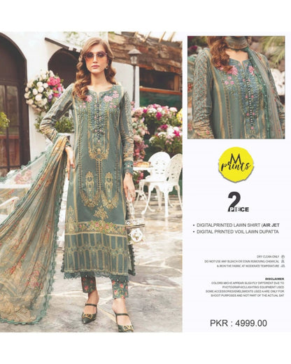 Maria-B Lawn Shirt & Lawn Dupatta