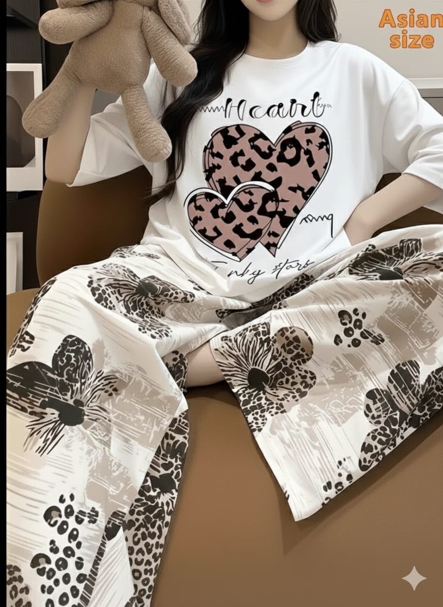 Printed Night Suit