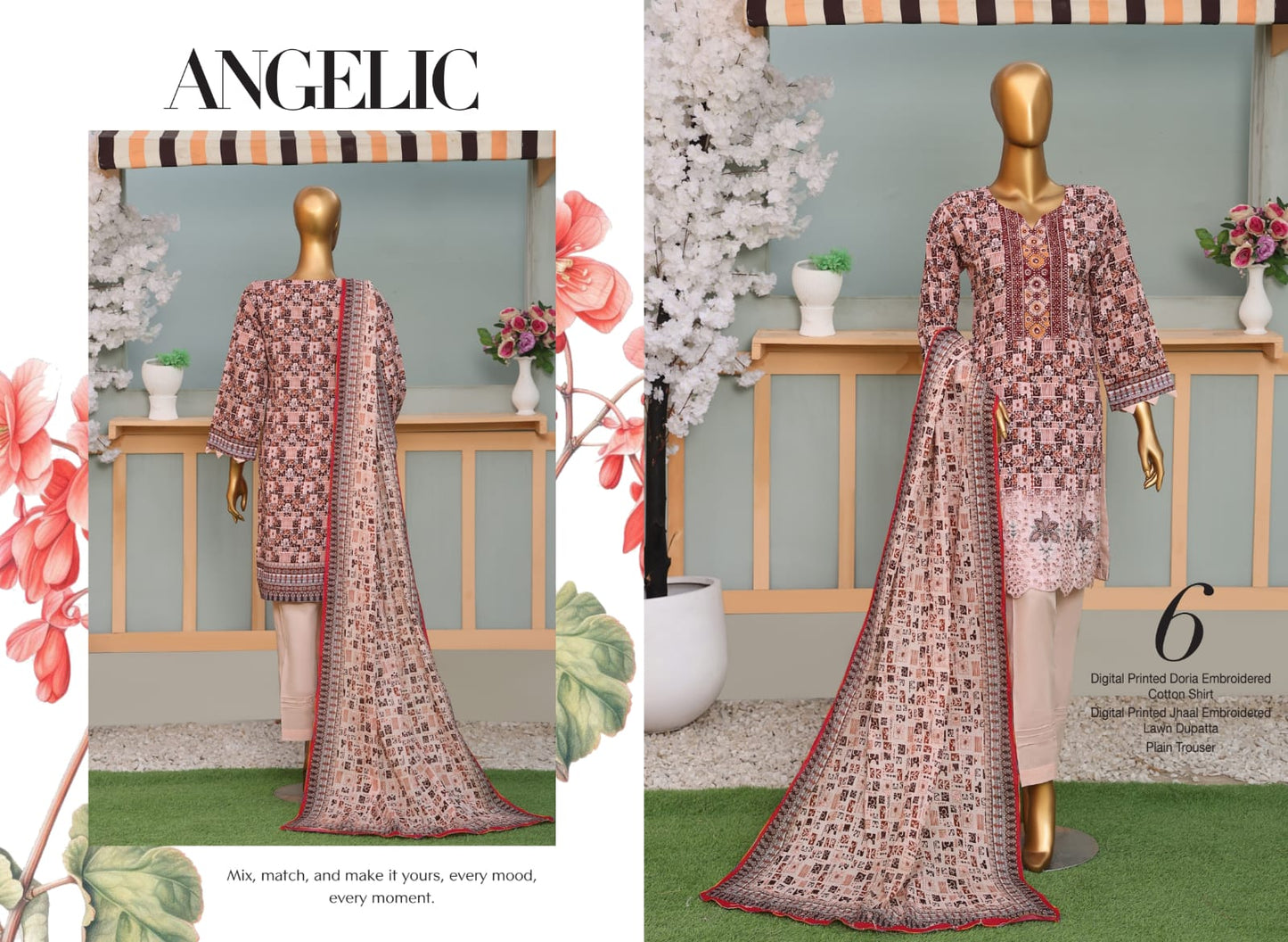 ELARA   DIGITAL PRINTED DORIA