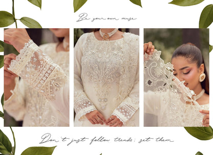 FALIHA Fancy ORGANZA Embroidered Collection 𝟸𝟶𝟸𝟼