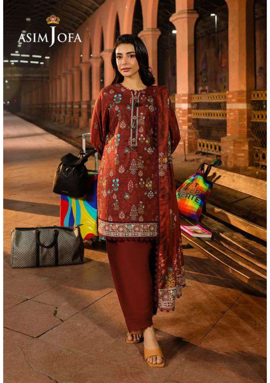 ASIM JOFA Printed Lawn Combined