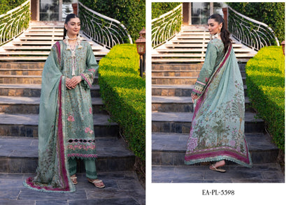 ESHAISHA PRINTED LAWN EMBROIDERED COLLECTION VOL-3