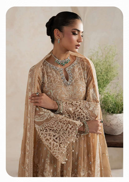 Gulaal Unstitched Embroidered Chiffon