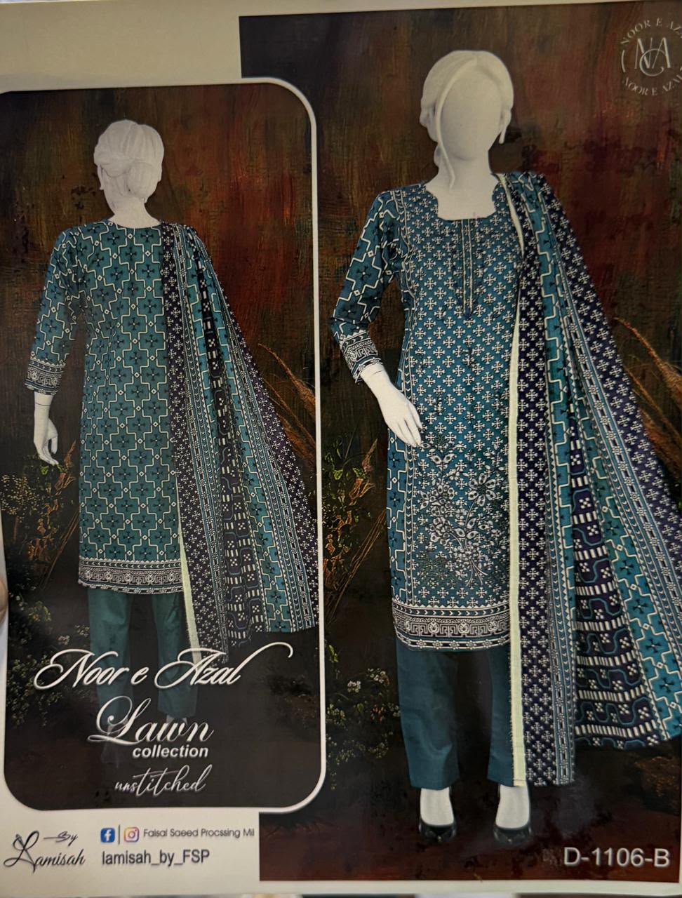 Noor e Azal Lawn 2026 Collection