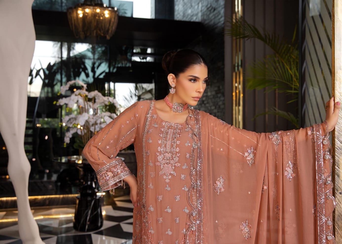 Afsaneh Luxury Pure Bamber Chiffon Collection