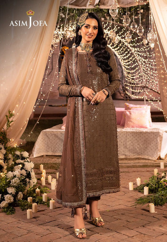 ASIM JOFA DASTAN CHIFFON EMBROIDERED