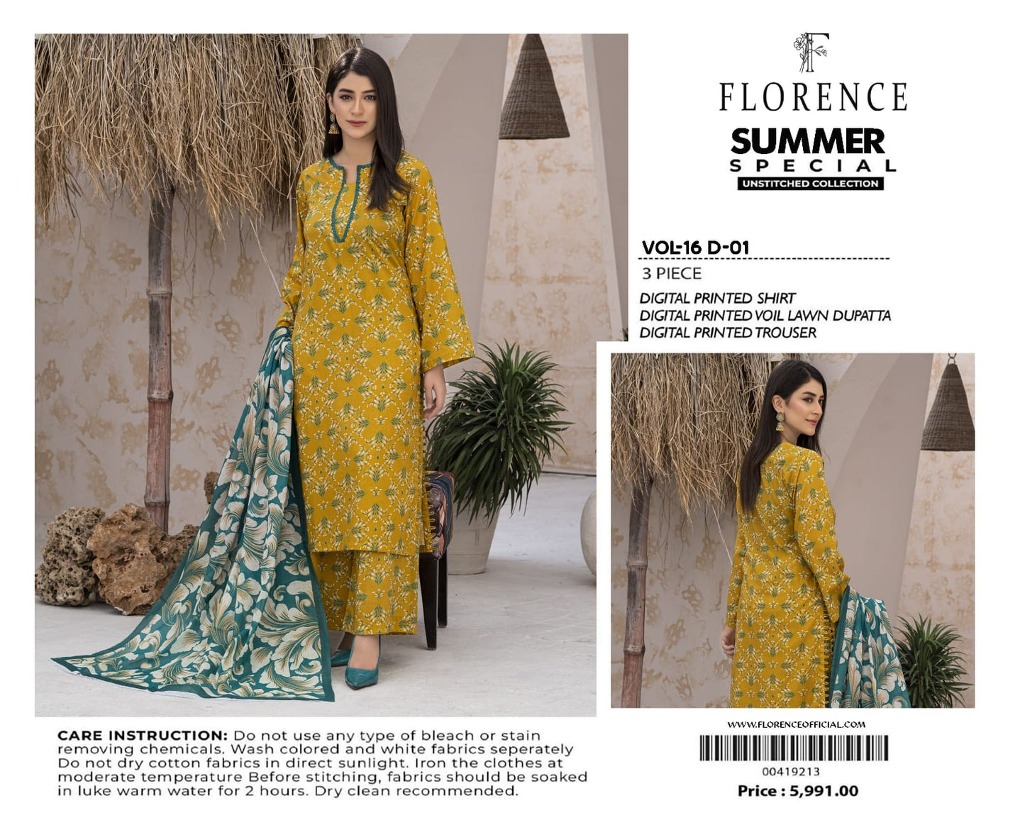 FLORENCE LAWN 3 PC COLLECTION