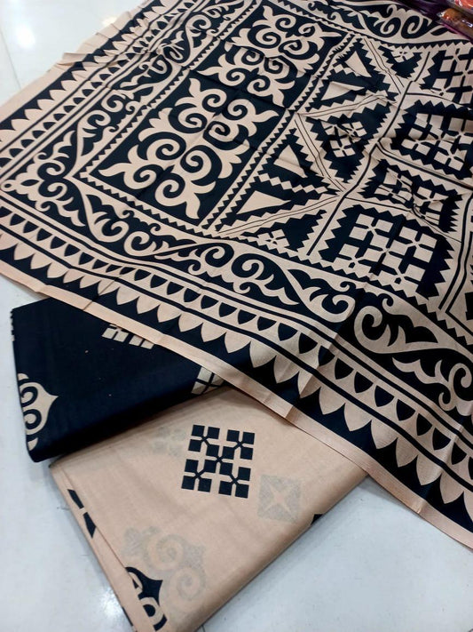 Mix Brand 3 Pcs Printed Cotton Lawn