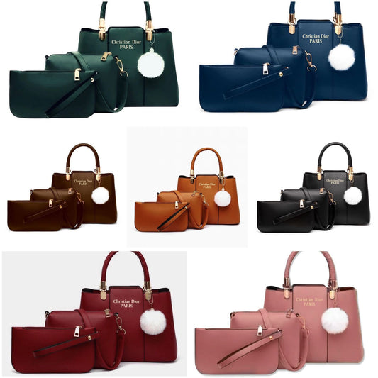 Christian Dior 3Pcs Shoulder Bag