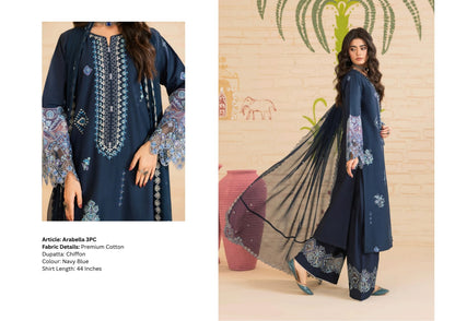 ZEENAT MOSHO PRET STITCHED COTTON CODES COLLECTION