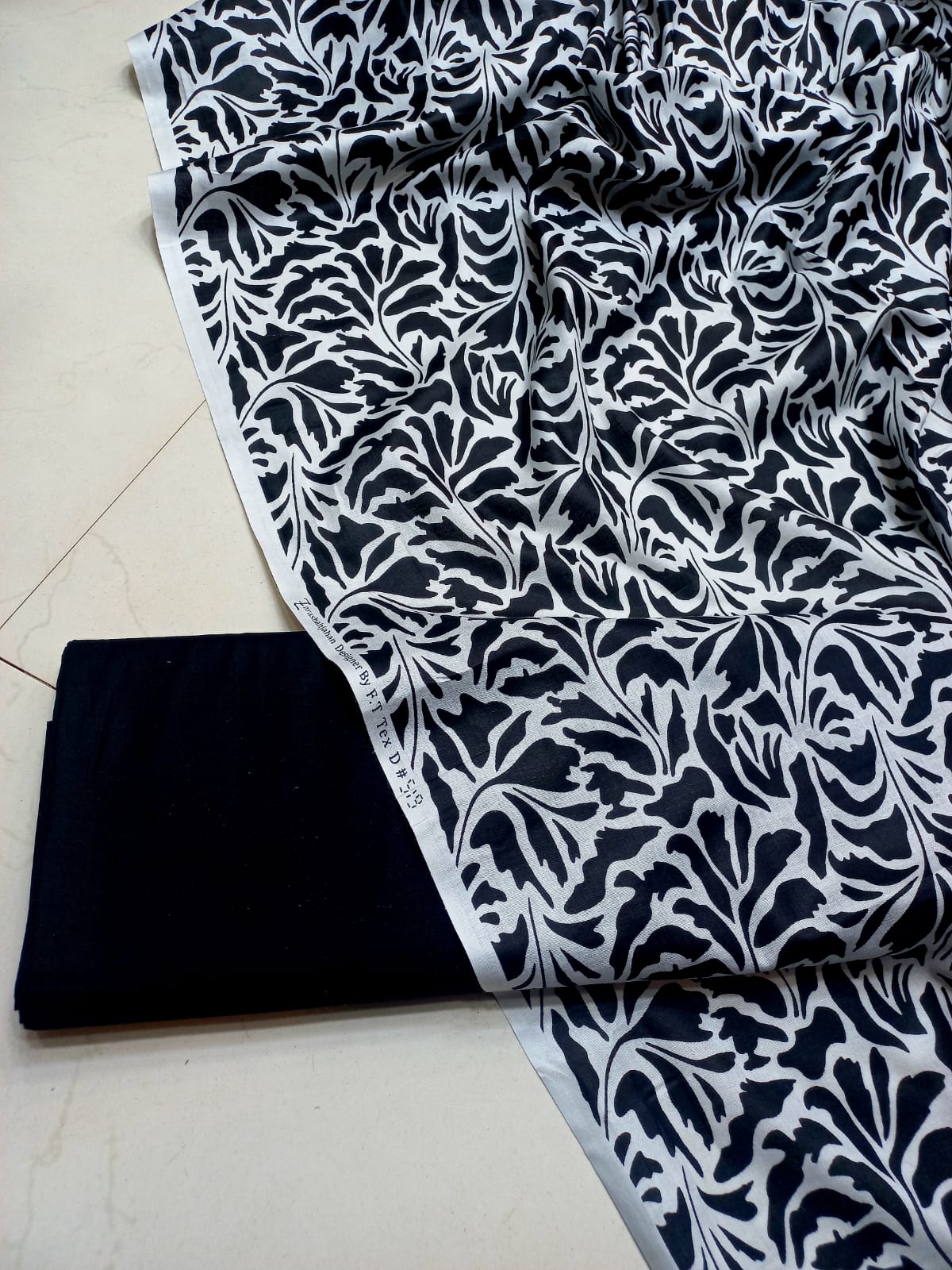 Classic Lawn Printed Shirt Plain Trouser