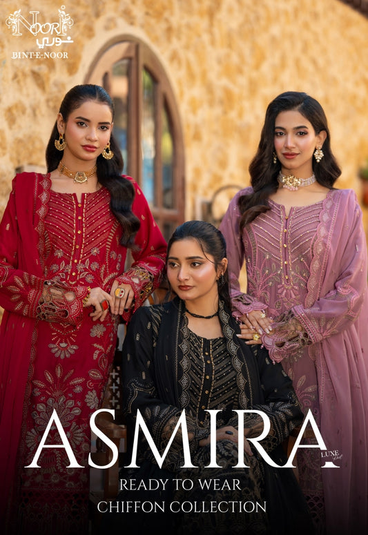 ASMIRA LUXE CHIFFON Embroidered Collection 𝟸𝟶𝟸𝟼